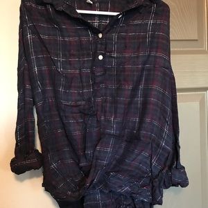 Purple Plaid Shirt
